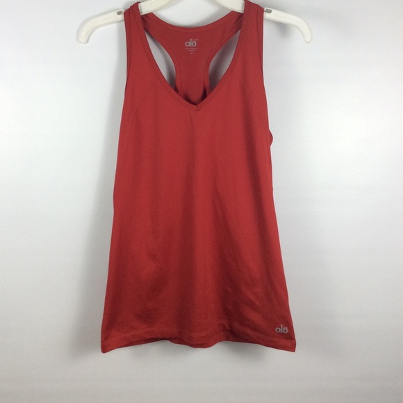 ALO Yoga Tops - Alo Yoga CoolFit Racerback Size Small Red Tank Top
